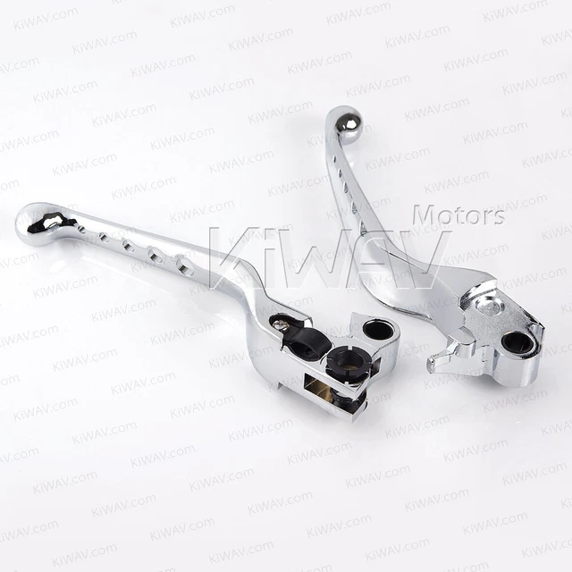 CNC chromé leviers set 10205A pour Harley 1997-2003 Heritage Springer FLSTS