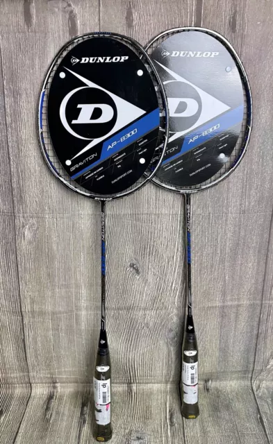 DUNLOP GRAVITON Badminton Racket Chrome/Blue Raquet £15.00 - PicClick UK