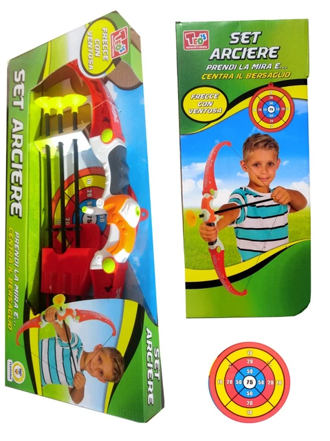 Set Arco E Frecce Per Bambini - Giocattolo In Legno Con Bersagli E Faretra - Foto 9