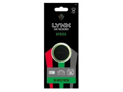 Lynx Africa Clip On Mini Vent Air Freshener Car Van Fragrance longue durée