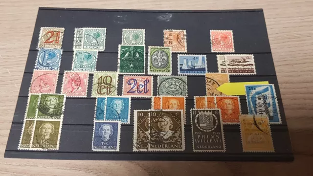 Konvolut / Lot 9 - alte Briefmarken aus Holland - Nederland - Niederlande