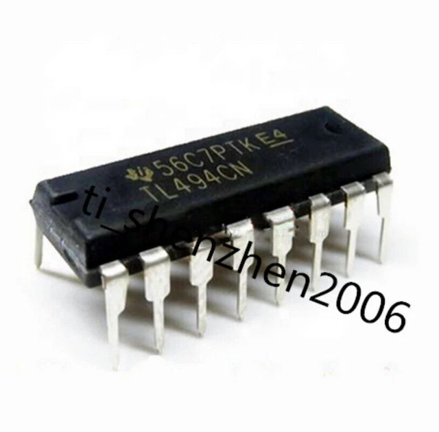 thumbnail image 2 of 50pcs TL494CN TL494C PWM Power Supply Controllers – DIP-16 IC Chips 2 of 4