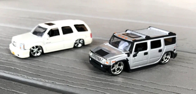 JADA TOYS 1/64 Scale The Sopranos Hummer H2 & Cadillac Escalade