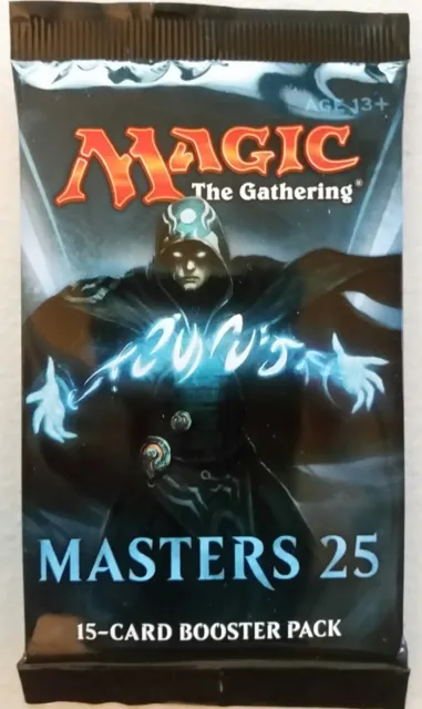 1 (one) x Magic The Gathering MODERN MASTERS 25 sealed booster pack MTG 2