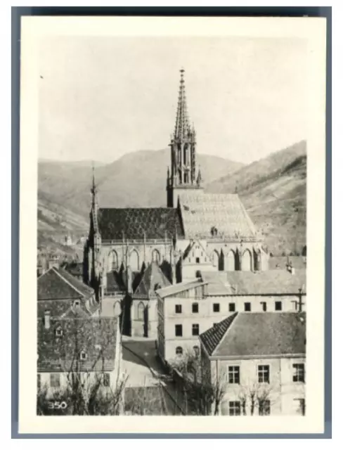 France, Eglise à identifier  Vintage print. Tirage argentique  5x8  Circa