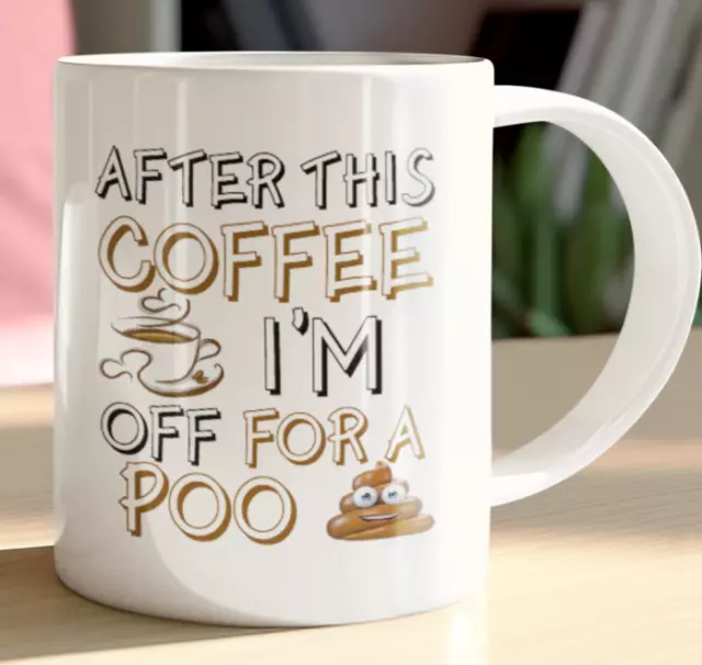 Funny Mugs - Novelty Mug Tea Coffee Cup Gifts for Men Women - After coffee