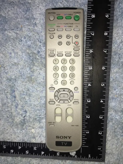 Sony Tv Remote RmY180 box a611