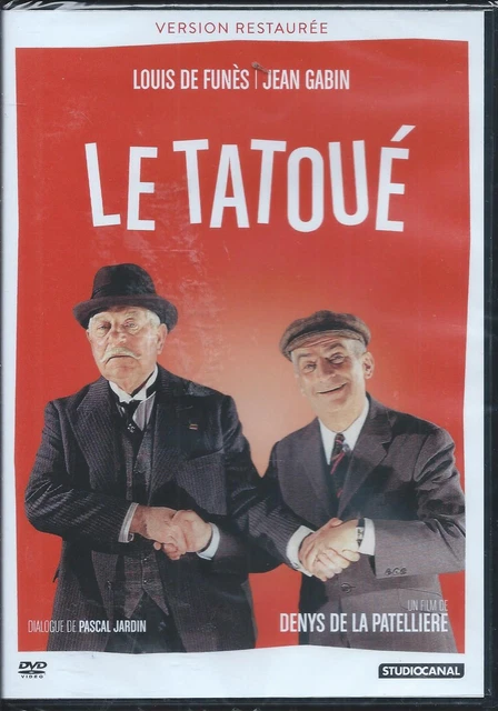 DVD Le tatoué Jean Gabin, Louis de Funès Neuf sous blister (envoi en suivi)