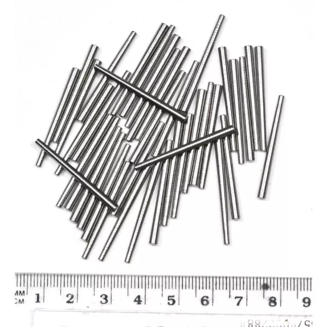 40x XL Extra Large Clock Taper Pins (1.8mm-2.6mm) Steel Pin Tapered Repair Parts