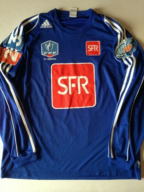 VINTAGE Maillot COUPE de FRANCE porté n°14 90ème anniversaire VINTAGE Maillot COUPE de FRANCE porté n°14 90ème anniversaire