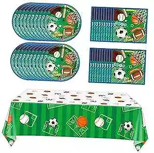 Party Decorations Tableware Set All Star Plates Napkins All Disposable Sports