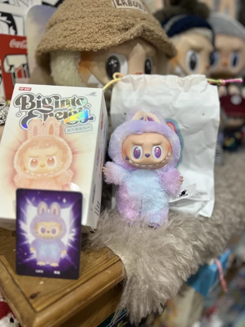 POP MART Labubu Big Into Energy Plush Keychain – 100% Authentic, LABUBU Stuffed Toy