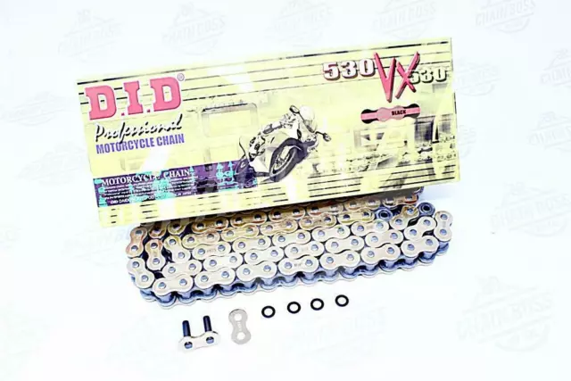 DID 530 x 94 Links VX Pro-Street Series Xring Sealed Gold Drive Chain