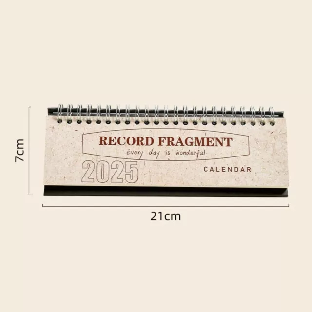 FOLDABLE 2025 MINI Calendar Jan. 2025 Dec. 2025 English Calendar