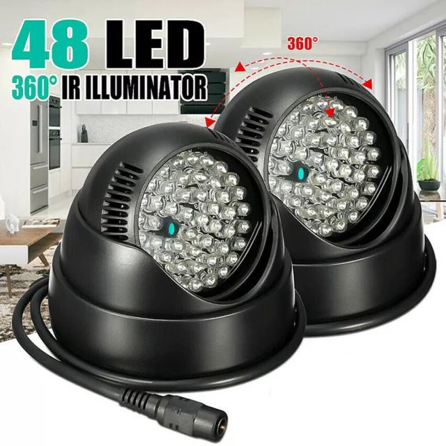 48 LEDs Night Vision IR Infrared Light Illumination Light Lamp for CCTV Camera