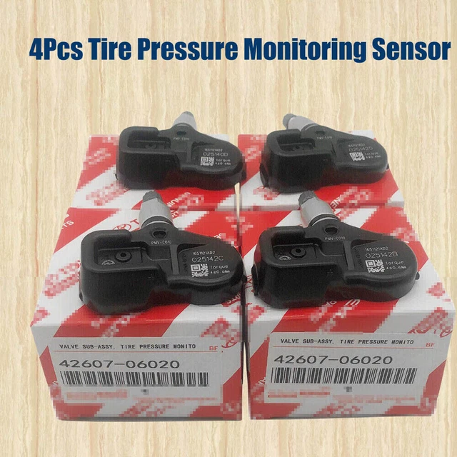 4PC GENUINE TPMS Tire Pressure Monitoring Sensor OEM 4260706020 For