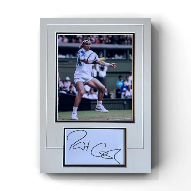 Pat Cash - Australian Tennis Legend Signed Display