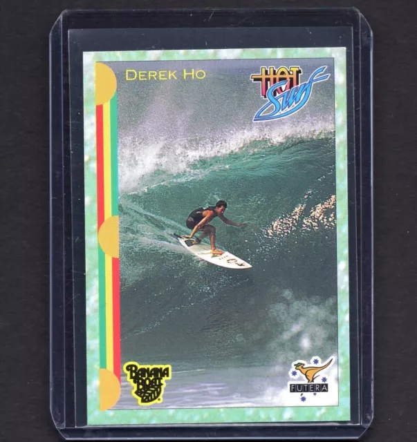 DEREK HO 1993 Futera Hot Surf Surfing Rookie RC Card #3 Mint PSA