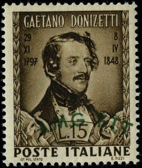 Italy 1948 AMGFTT Donizetti MNH Sas  CV $27.50 170828145