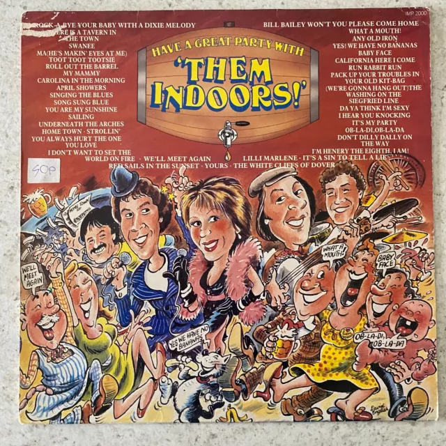 Them Indoors, Have A Great Party With 'Them Indoors' - Pop Vinyl LP Record 1984