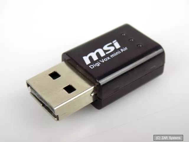 MSI Digi Vox Mini Air USB 2.0 Dual DVB-T Antenne für Computer & Laptop, Neuw.