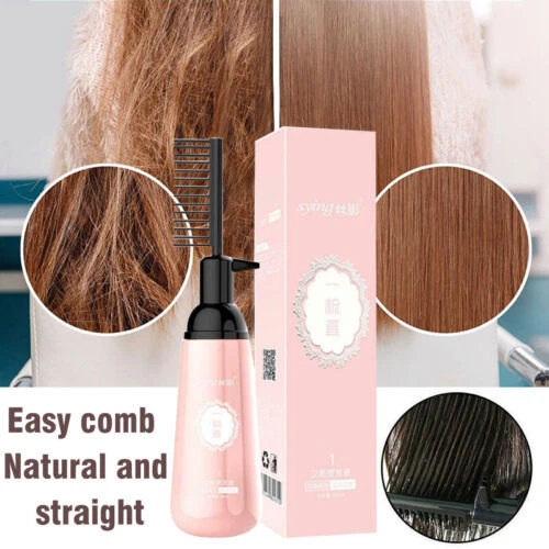 Crema para alisar el cabello Master tratamiento de queratina aceite de coco 150 ml caliente