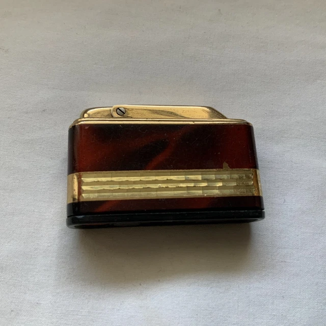 Vintage Colibri Executive Golden Enamel Pocket Lighter