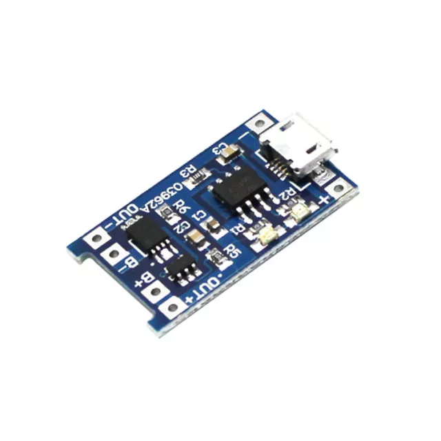 3 piezas/lote 5V Micro USB 1A Placa de Carga de Batería de Litio Módulo Cargador Arduino