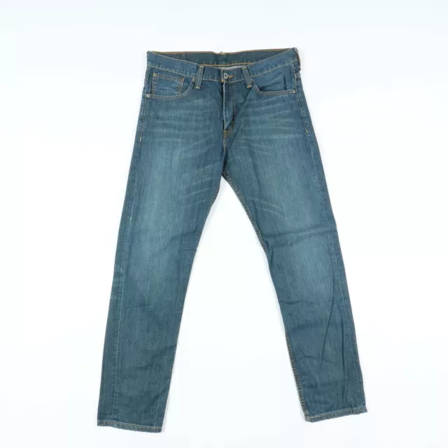 Jeans Levi's 521 Slim Fit Usato (Cod.H2959) W34 L34 Vita Alta Uomo Denim