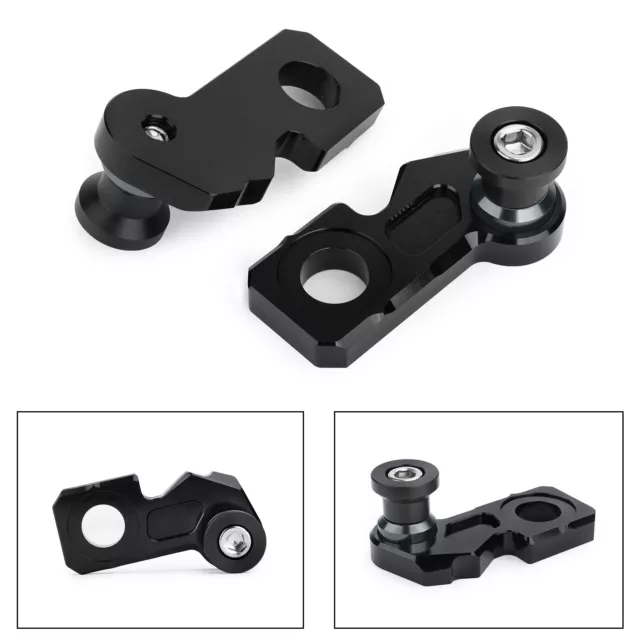 Chain Adjuster Block With Stand Spool Fit Honda CB650F CBR650F 14-18 Titanium AU 3