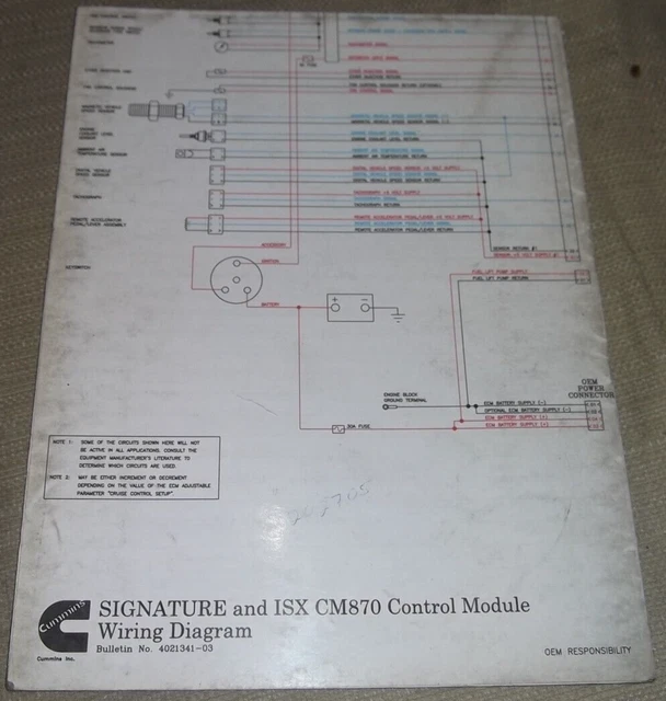 Cummins Isx Cm870 Ecm Wiring Diagram Diagram Niche Id vrogue.co