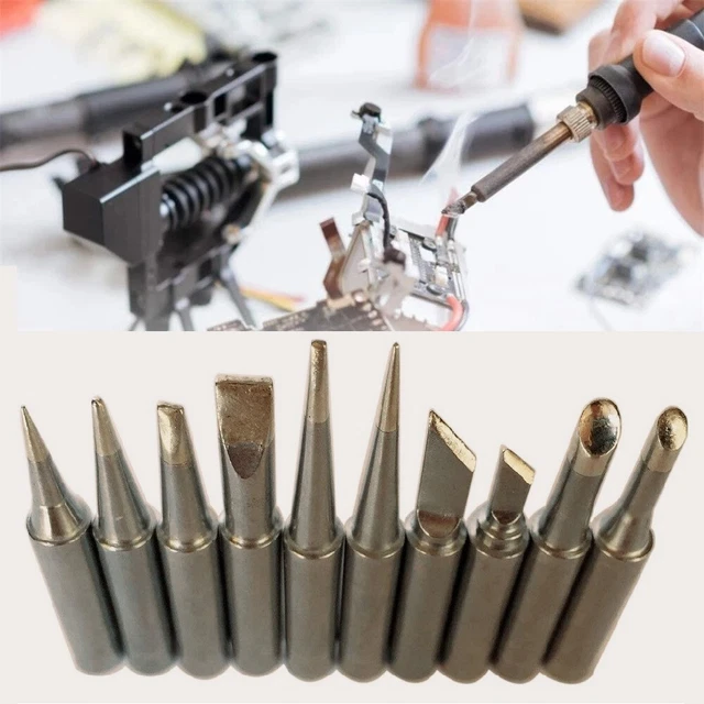 5 Punte Di Ricambio Per Saldatore Hakko 936, Modello 900M-T-SI, Ferro, Generiche