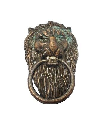 Vintage Aged Kingdog Lion Door Knocker