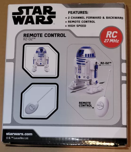 Star Wars R2D2 Droid Remote Control RC Speed 2-Way Motion 2