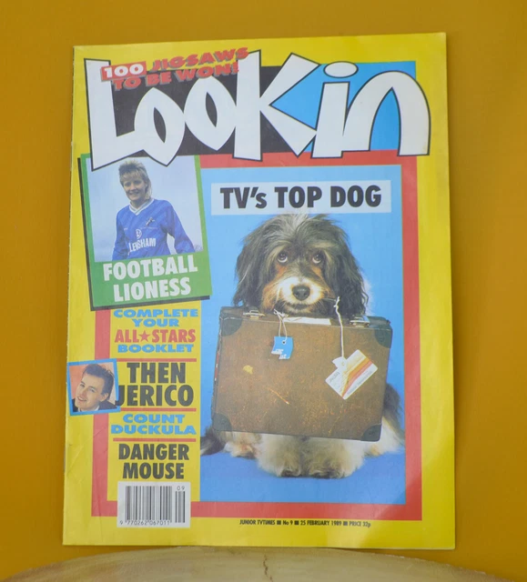 Lookin VINTAGE LOOKIN MAGAZINE/COMIC 25th February 1989 No #9 - Tv’s Top Dog £ ...