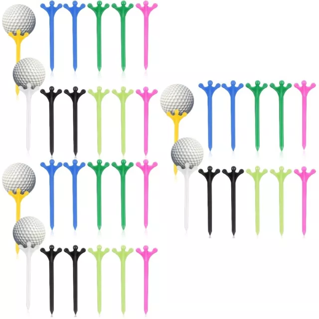 36 Pcs Plastic Golfs Spikes Practical Tees Ball Accessories