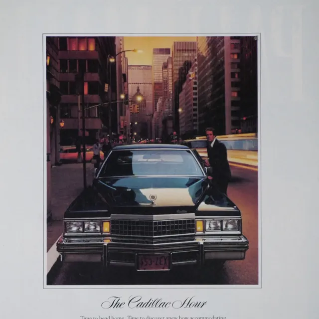1978 Cadillac Vintage The Cadillac Hour Original Print Ad 8.5 x 11"