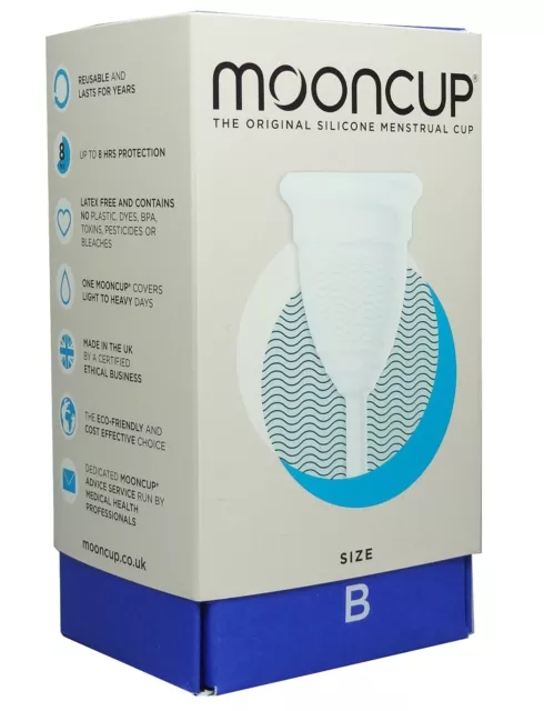 Mooncup Réutilisable Coupe Menstruelle Taille B- Smarter Sanitaires Protection