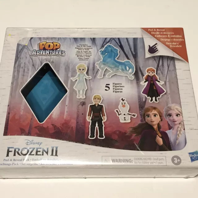 Frozen II 2 Pop Adventures Peel & Reveal Pack 5 Disney Figures NEW