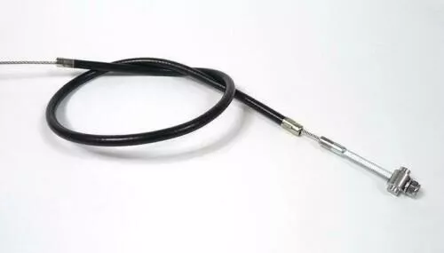 Lambretta complete rear brake cable Black threaded inner barrel and nut MB