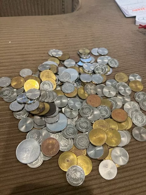 Lot Pachinko Token Game Coin Metal Gaming Tokens Machine Slot Arcade 3.7lbs Lot Pachinko Token Game Coin Metal Gaming Tokens Machine Slot Arcade 3.7lbs