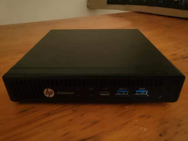 HP EliteDesk MINI PC 800 G2 Intel 35W 8 GB DDR4 M.2 500GB + HDD 500GB + Logitech