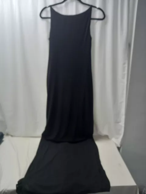 ❤️ Laundry By Shelli Segal Black Evening Dress With Drape Back Size 8 Vgc