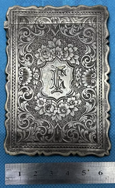 Victorian Sterling Silver Card Holder /Case