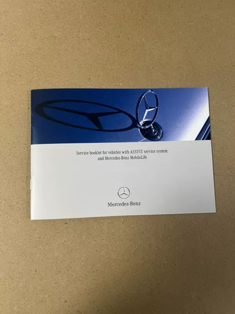 Mercedes C Class Service History Book Blank For All Models