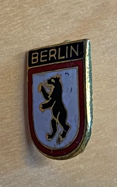 Vintage German Hat Pin Coat of Arms BERLIN