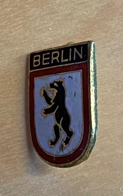 Vintage German Hat Pin Coat of Arms BERLIN