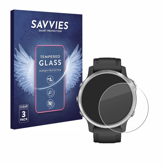 Pack 6 Films De Protection Savvies Pour Montre Kiprun GPS 900 By Coros - Ultra Transparents