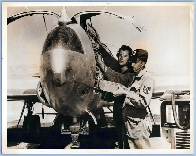 Lockheed F-80 Shooting Star Original Usaf Photo Qf-80 Drone Indian Springs Afb