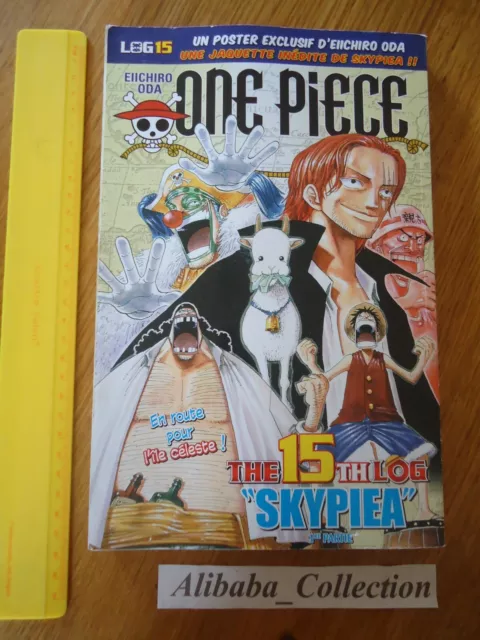 MANGA  ONE PIECE LOG 15  grand format Eiichiro Oda Collection Hachette VF livre